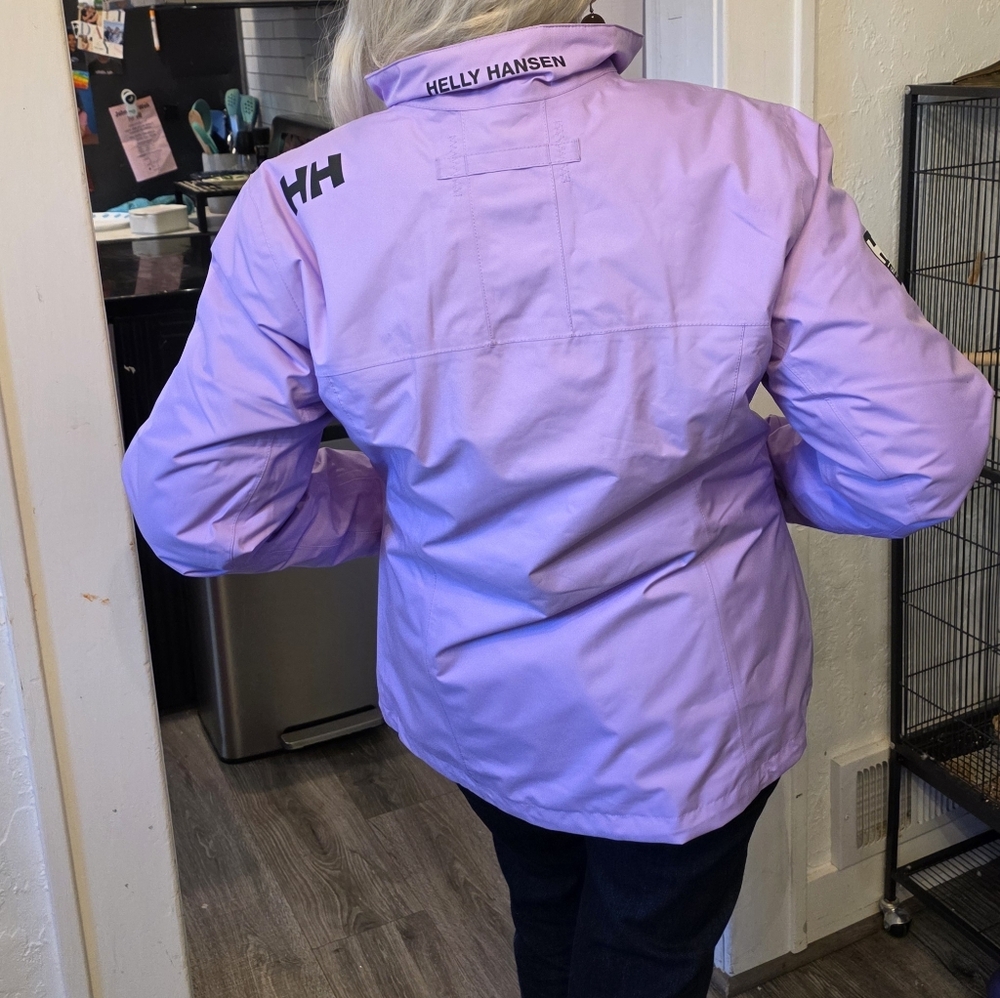 Helly Hansen Crew Midlayer Jacket Lavender NWT - image 4